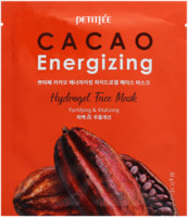 Petitfee "Cacao Energizing Hydrogel Face Mask" Разглаживающая гидрогелевая маска для лица с экстрактом какао, 32 г.