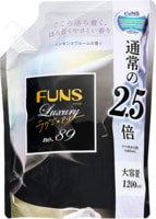 Daiichi "Funs" Кондиционер для белья с ароматом сандала и бергамота, сменная упаковка, 1200 мл.