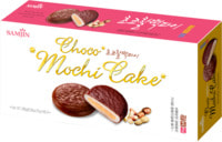 Samjin "Choco Mochi Cake" Моти в шоколаде с арахисом, 31 г х 6 шт.