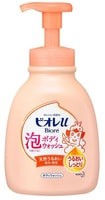 KAO "Biore U Foam Moist" Интенсивно увлажняющее жидкое мыло-пенка для тела, с мягким цветочно-фруктовым ароматом, 600 мл.