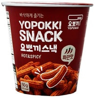 Young Poong "Yopokki Snack Hot&Spicy" Остро-пряные снеки, 50 г.