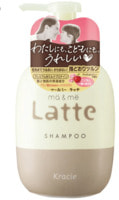 Kracie "Ma&Me Latte" Бессульфатный увлажняющий шампунь с молочными протеинами, аромат яблока и пиона, 490 мл.