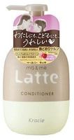 Kracie "Ma&Me Latte" Бессульфатный увлажняющий кондиционер для волос с молочными протеинами для мамы и ребенка, аромат яблока и пиона, 490 г.