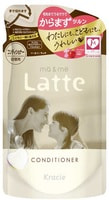Kracie "Ma&Me Latte" Бессульфатный увлажняющий кондиционер для волос с молочными протеинами, аромат яблока и пиона, сменная упаковка, 360 г.