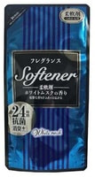 Nihon "Softener White Musk" Кондиционер для белья с антибактериальным эффектом, с ароматом белого мускуса, сменная упаковка, 450 мл.
