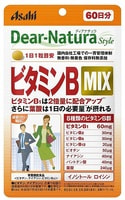 Asahi "Dear Natura Mix" Витамины группы B, 60 таблеток на 60 дней.
