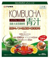 Yuwa "Аодзиру и Комбуча" Напиток из порошка молодых листьев ячменя, 20 шт по 3 гр.