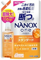Lion "Nanox One Standard" Концентрированное жидкое средство для стирки белья, против стойких загрязнений, сменная упаковка, 1160 г.