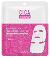 Mitomo "Collagen CICA Face&Neck Mask"            , 1 .