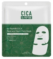 Mitomo "Peptide CICA Face&Neck Mask"            , 1 .