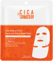 Mitomo "Vita Retinol CICA Face&Neck Mask"            , 1 .