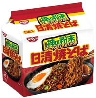 Nissin "Ramen Yakisoba" ����� �������� ������������� �������, 5 ������ � 100 �.