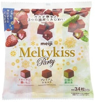 Meiji "Melty Kiss Party Assorted Packs" ����� ���������� ������ ������� 3 �����, 121 �.