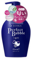 Shiseido "Senka Perfect Bubble For Body Floral+" ����������� ������ ���� ��� ���� ������ ������, ��������� ������, 500 ��.