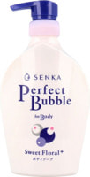 Shiseido "Senka Perfect Bubble For Body Sweet Floral+" ����������� ������ ���� ��� ���� ������ ������, ������� ��������� ��������, 500 ��.