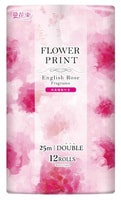 Marutomi "Tissue Hanataba Flower Print English Rose Double" ��������� ������ ����������� � ������������ ��������� �������, � �������� ���������� ����, 12 ������� �� 25 �.