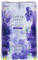 Marutomi "Tissue Hanataba Flower Print French Lavender Double" ��������� ������ ����������� � ������������ ��������� �������, � �������� ����������� �������,12 ������� �� 25 �.
