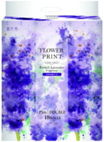 Marutomi "Tissue Hanataba Flower Print French Lavender Double" ��������� ������ ����������� � ������������ ��������� �������, � �������� ����������� �������, 18 ������� �� 25 �.