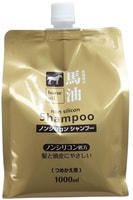 Kumano "Horse Oil Shampoo" ������� � ��������� ������ � ������ �������, ��� ������������ � ������ �����, ������� ��������, 1000 ��.