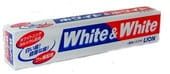 Lion Зубная паста "White&White", отбеливающая с кальцием, аромат натуральной мяты, 150 гр.
