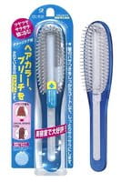 Ikemoto Щётка для волос с силиконовым стержнем, голубая.