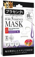 Japan Gals "5 Pure Essence" Маска для лица ежедневная с экстрактом плаценты, 30 маски в упаковке!