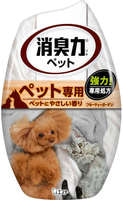 ST "Shoushuuriki" Жидкий дезодорант – ароматизатор для комнат против запаха домашних животных c ароматом фруктового сада, 400 мл.
