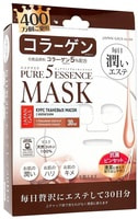 Japan Gals "5 Pure Essence" Маска для лица ежедневная с коллагеном, 30 масок в упаковке!