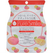 Sun Smile "Pure Smile" "Yogurt mask" Смягчающая маска-салфетка для лица на йогуртовой основе с экстрактом яблока и манго.