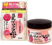 Sana "Soy Milk Haritsuya Cream" Увлажняющий крем, с изофлавонами сои и капсулированным коэнзимом Q10, 50 г.