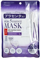 Japan Gals "Pure 5 Essence" Маска для лица с плацентой, 7 шт.