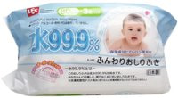 LEC Детские влажные салфетки с гиалуроновой кислотой, со степенью очистки 99,9%, мягкие (пушистые), 18х15 см, 3 упаковки по 80 шт.