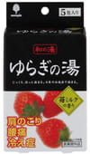 Kokubo Соль для ванны ароматизированная, с ароматом клубники со сливками, 5 шт. х 25 г.
