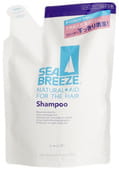 Shiseido "Sea Breeze" Шампунь для волос "Морской бриз" для жирной кожи головы и всех типов волос, c ароматом морской свежести, запасной блок, 400 мл.