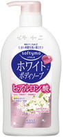 Kose Cosmeport "Softymo" Увлажняющее жидкое мыло для тела с гиалуроновой кислотой, с цветочным ароматом, 600 мл.