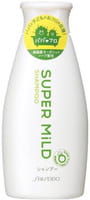 Shiseido "Super Mild" Шампунь для волос "Нежный уход", с экстрактом ромашки и розмарина, с ароматом трав, 220 мл.