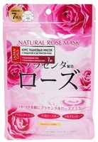 Japan Gals "Natural Rose Mask" Курс натуральных масок для лица с экстрактом розы, 7 шт.