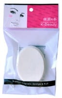 K-Beauty Спонж косметический "Овал большой", в индивидуальной упаковке.
