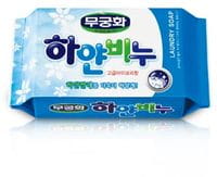 Mukunghwa "Laundry soap" Отбеливающее хозяйственное мыло для стирки взрослого и детского белого белья, 230 гр.