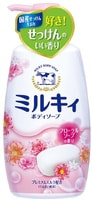 COW "Milky" Жидкое пенное мыло для тела c керамидами и молочными протеинами, с цветочным ароматом, 550 мл.