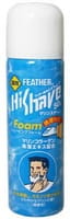 Feather "HiShave MarineStage" Пена для бритья с морским коллагенм и экстрактом водорослей, с лечебным эффектом, 50 г.