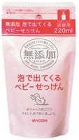 Miyoshi Пенящееся жидкое мыло на основе натуральных компонентов, 220 мл. Сменный блок.