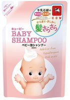 COW "Kewpie" Детский шампунь-пенка для волос, с первых дней жизни, без слез, аромат детского мыла, сменная упаковка, 300 мл.