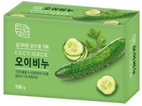 Mukunghwa "Moisture Cucumber Soap" Увлажняющее косметическое мыло с экстрактом огурца, 100 гр.