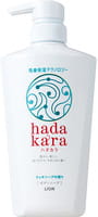 Lion "Hadakara" Увлажняющее жидкое мыло для тела, с ароматом дорогого мыла, 500 мл.