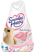Kobayashi "Baby Powder - Sawaday Happy" Освежитель воздуха для комнаты, нежный аромат детской присыпки, 150 гр.