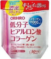 Orihiro Коллаген + гиалуроновая кислота, 180 гр.
